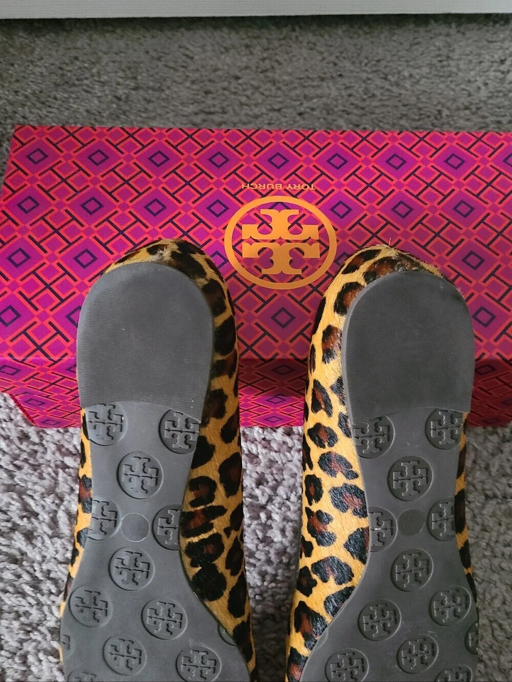 Tory Burch Leopard Reva Flat